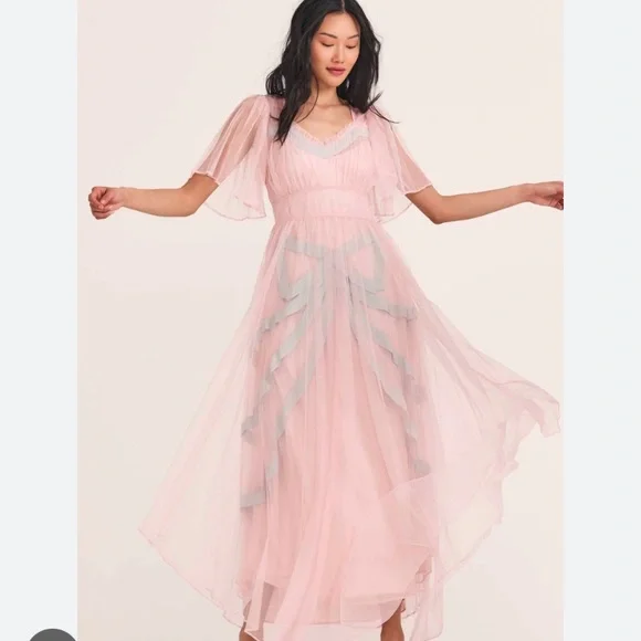 Loveshackfancy Hensley gown 2 - Picture 3 of 6